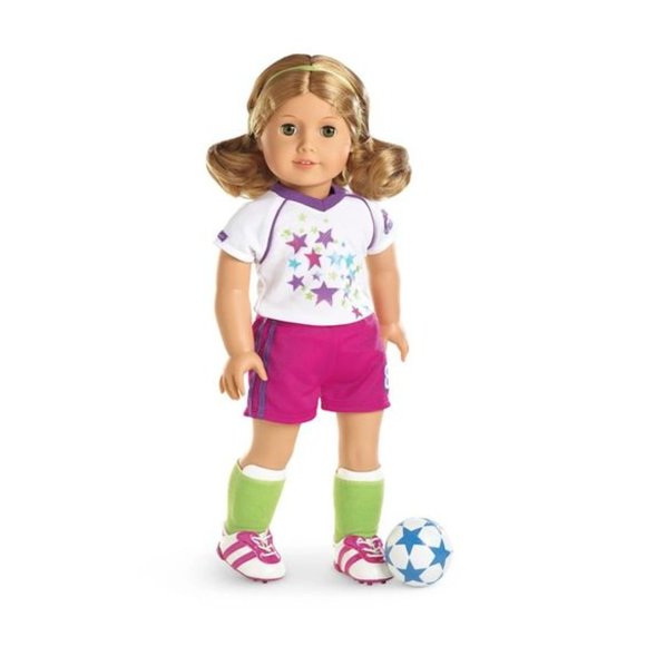 American Girl Doll Soccer Team Outfit (Retired in 2017) - Picture 1 of 10